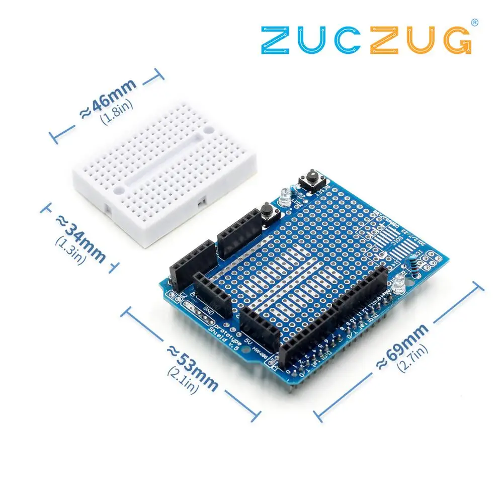 UNO Proto щит прототип плата расширения с SYB 170 мини хлеб доска на основе для ARDUINO