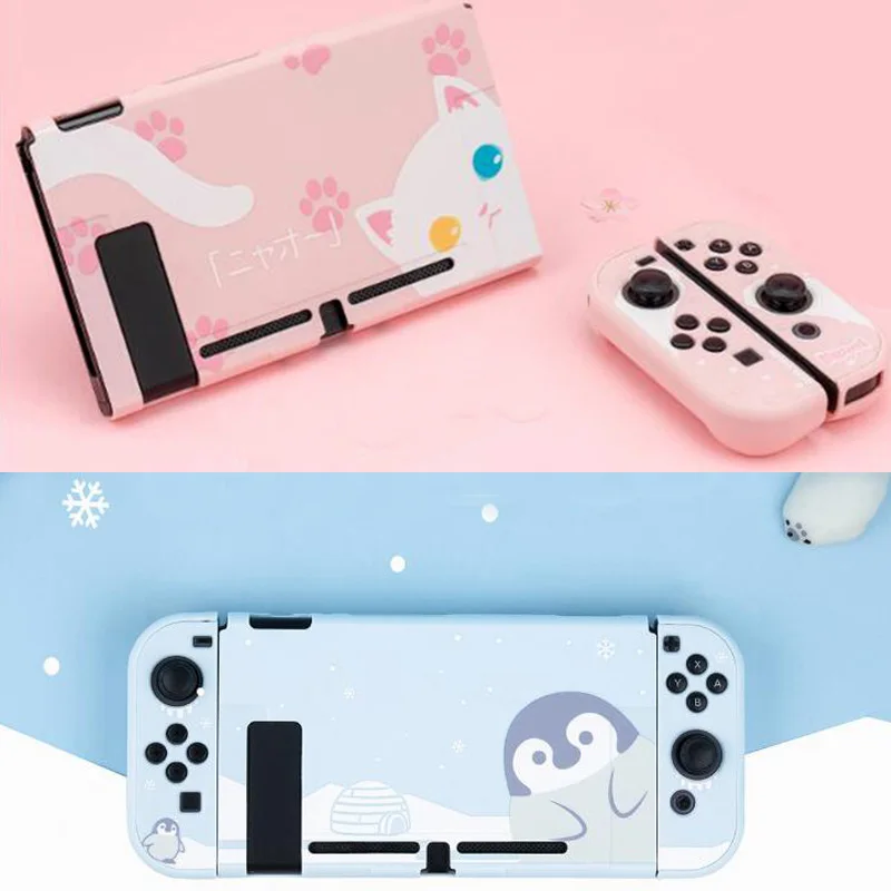 Милый розовый Кот Твердый полный передний задний Чехол Кристальный корпус для