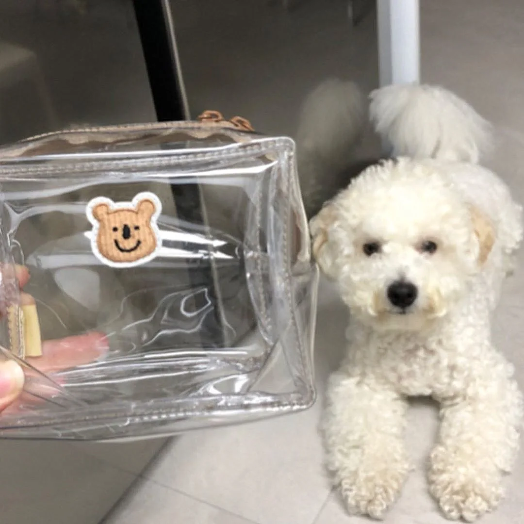 Творческая простая симпатичная сумка для хранения косметики девочек с прозрачным водонепроницаемым покрытием и большой вместимостью на путешествия.