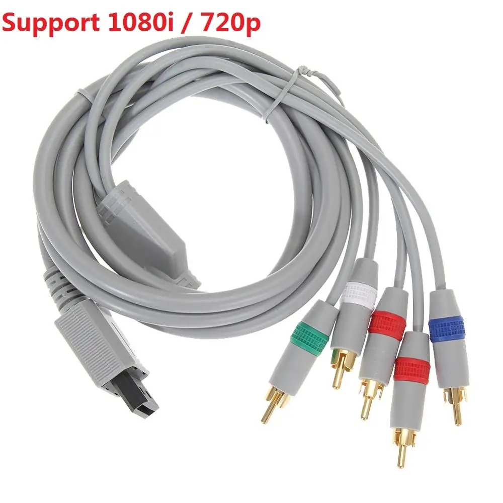 Компонентный кабель 1080P HDTV аудио видео AV 5RCA для игровой кабеля Nintendo Playstation