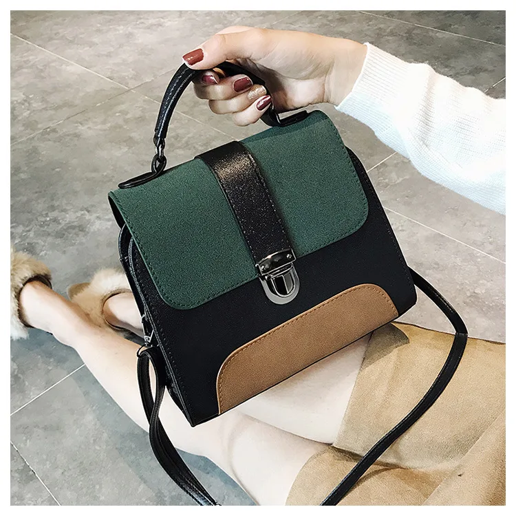 

High Quality Luxury Spring Summer Fashion New Temperament Round Wood Handle Flap Handbag Lady All Match Bag XBP48-XBP50