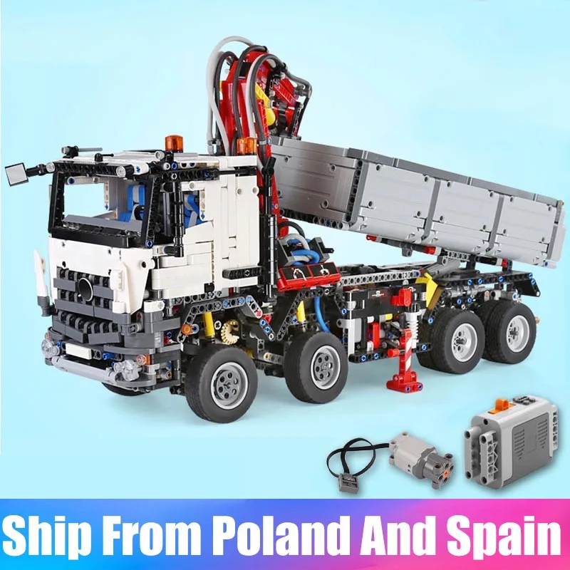 Technic Series 20005 Arocs модель грузовика строительные блоки кирпичи, совместимые с 42043 игрушками для мальчиков Рождественский подарок