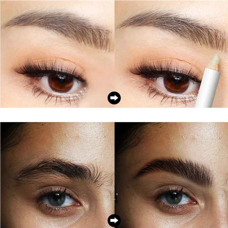 Карандаш Pudaier для фиксации бровей с точилкой водостойкие долговечные