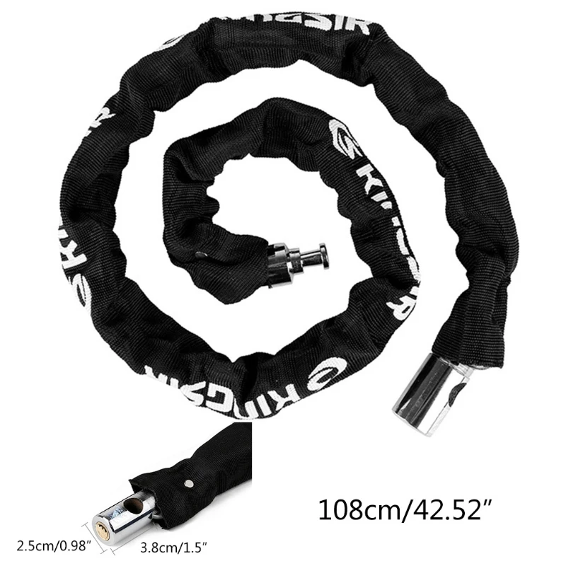 

Сверхмощный замок цепи для мотоцикла, велосипеда, Противоугонный замок, фурнитура, складной замок, защитный замок для дорожного велосипеда,...