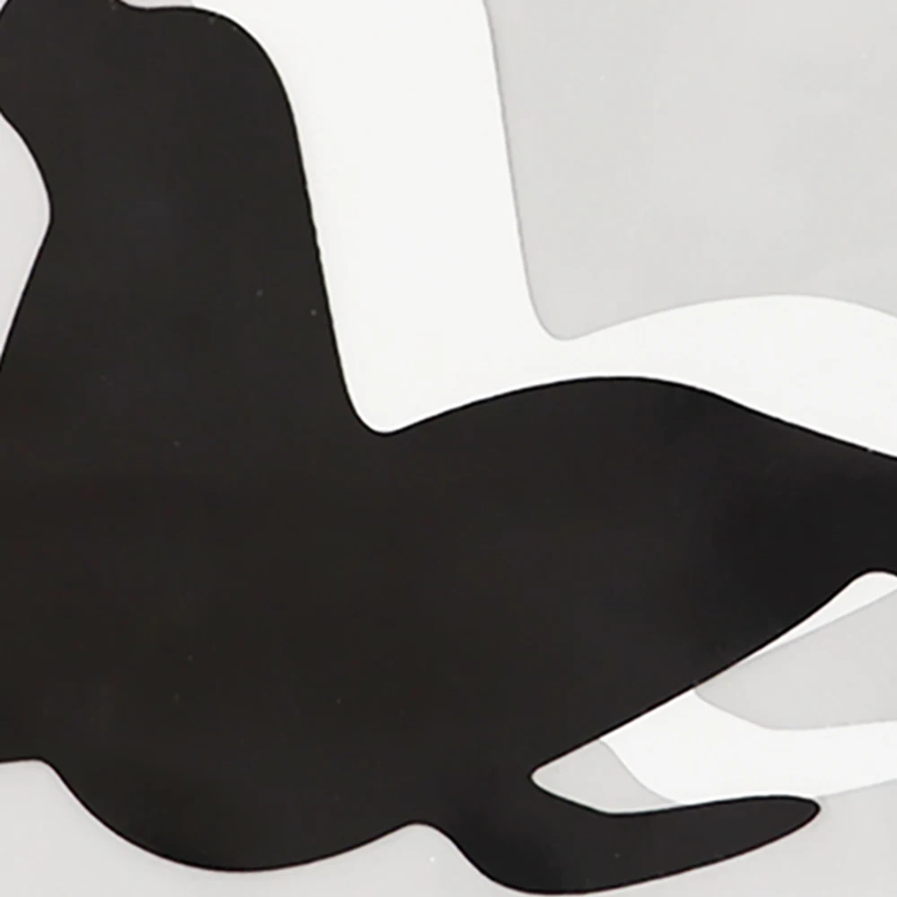 

YJZT 13.6CM10CM Marine Animal Personality Seals Decal Vinyl Car Sticker 18A-0116