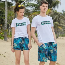 Short de bain pour Couple, pour hommes et femmes, vêtements de plage  (1)