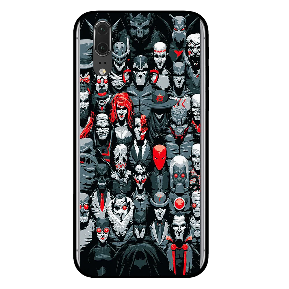 7 Бэтмен Супермен для Dc comic черный чехол для телефона huawei P30 P20 mate 10 20 Pro Lite Nova 3 4 3i чехол - Цвет: 7