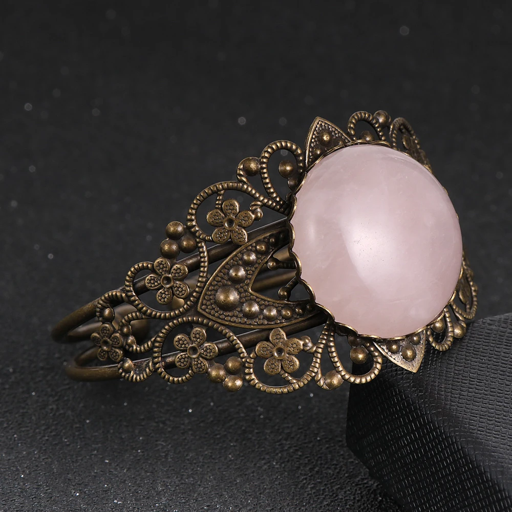 Женский винтажный ажурный цветок натуральный тигровый глаз лабрадорит