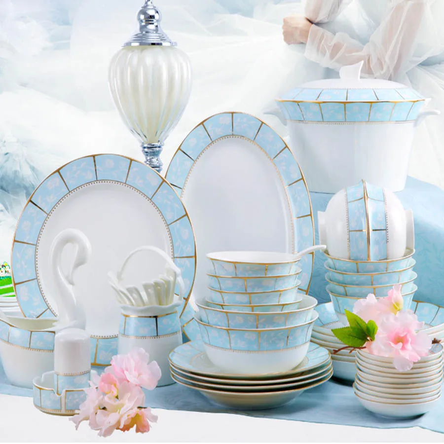 Керамическая посуда Цзиндэчжэнь чаши для риса и супа миска Салатница тарелка