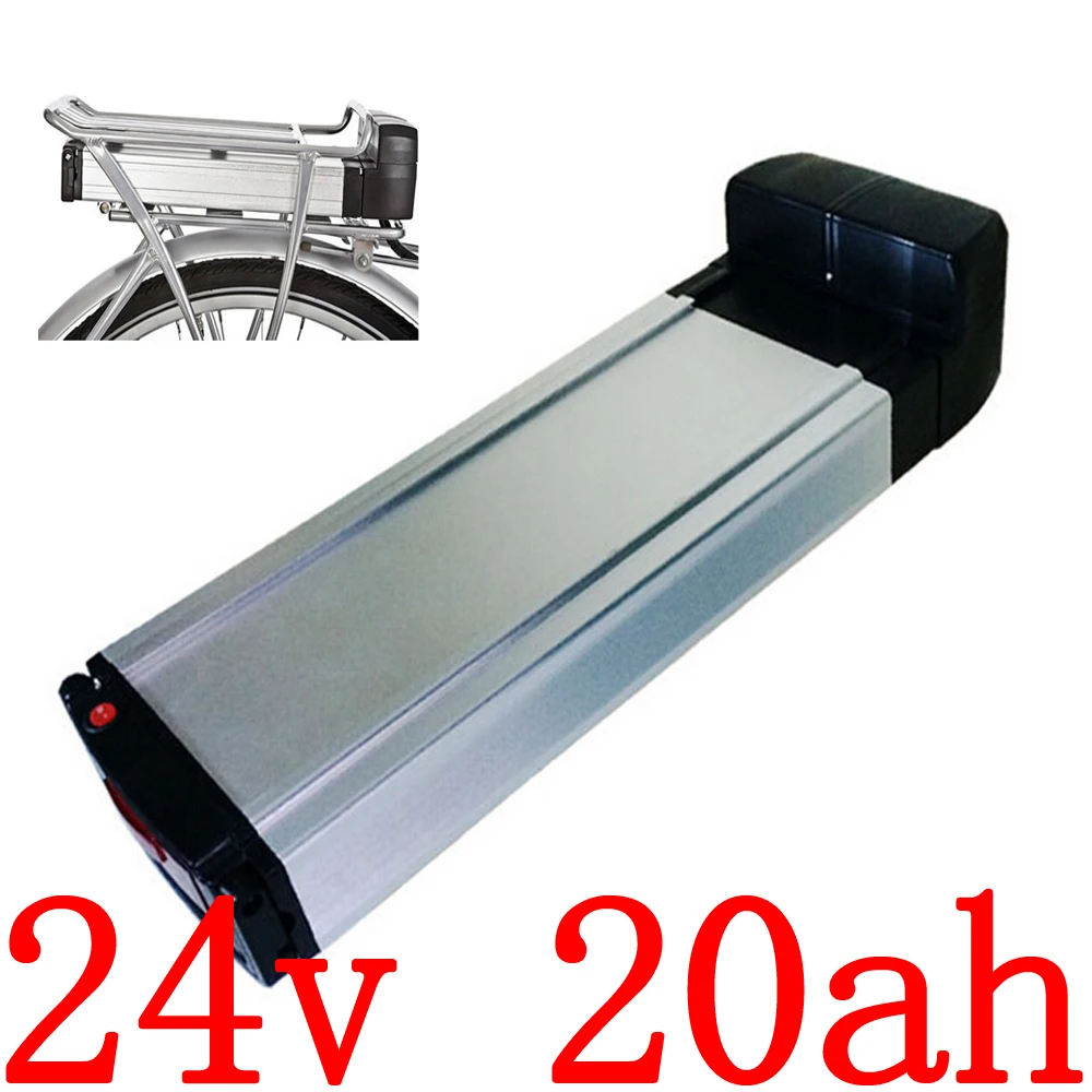 

Задний багажник для электровелосипеда, 500 Вт, 24 В, 15 Ач, 20 Ач