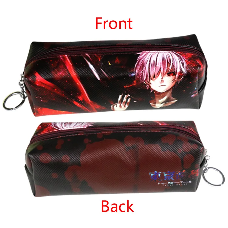 Косметичка Аниме Tokyo Ghoul из искусственной кожи канцелярские принадлежности Kaneki Ken