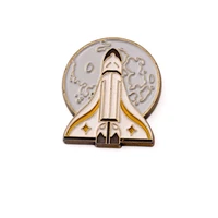 the last of us part ii ellie backpack rocket pin tlou spaceship brooch gift car jewelry badge breastpin cosplay