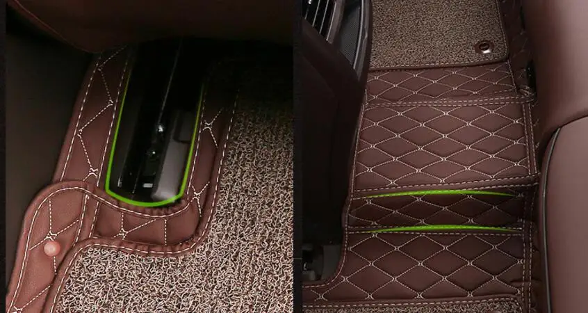 

Brown Car Floor Mats Custom Fit For Mercedes Benz gle320 Car Styling Auto Floor Mat Car Accessory Carpet Cover