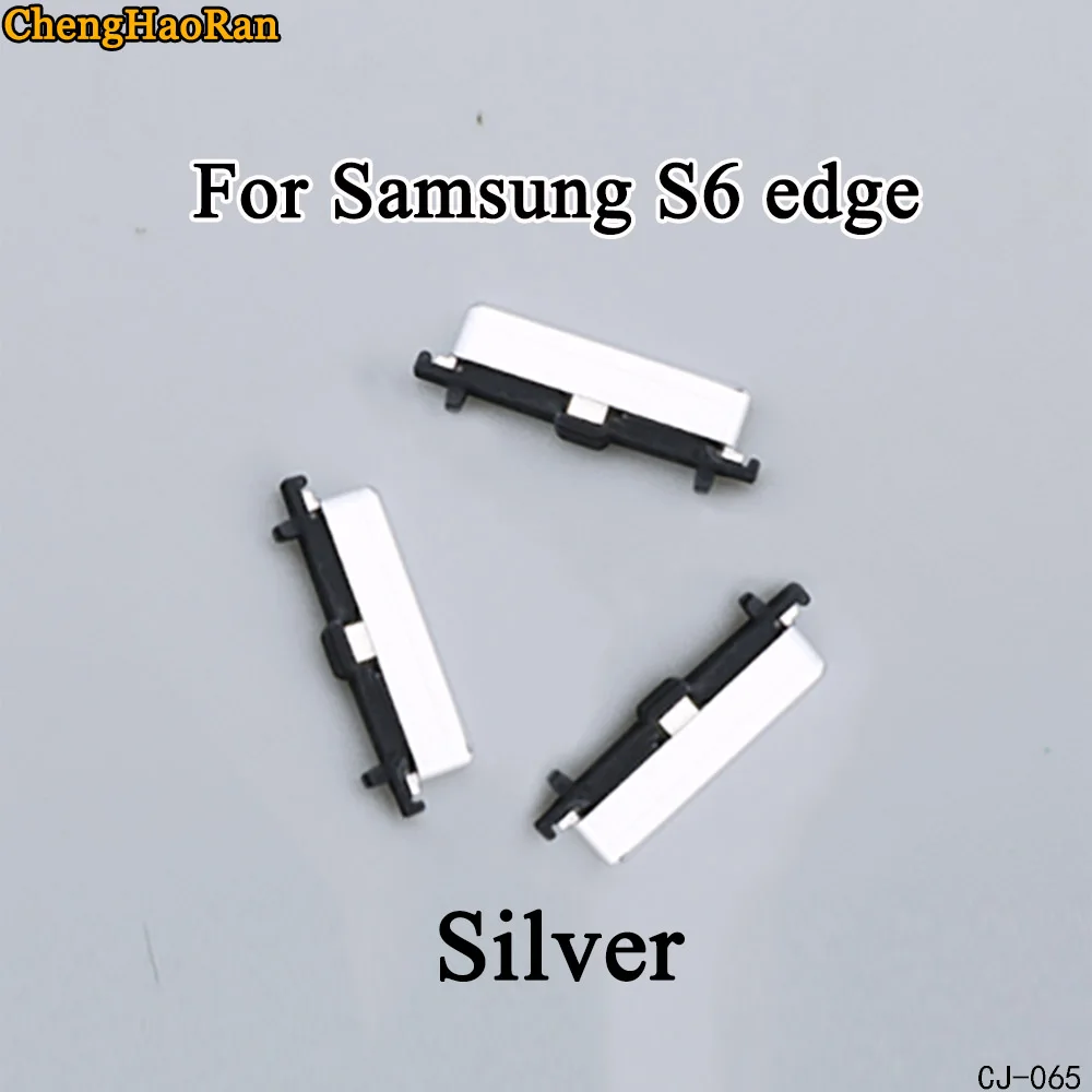 ChengHaoRan Боковая кнопка для Samsung S6 edge чехол телефона питания громкости запасные