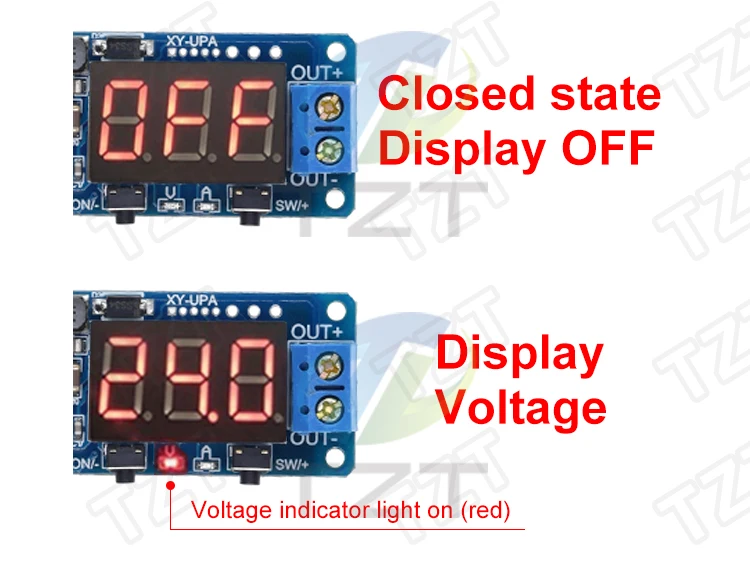 Цифровой Управление USB Напряжение регулирования модуль 5V до 3,3 V 9V 12V 24V Настольный Мощность модуль XY-UPA