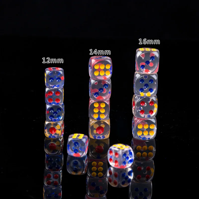 5 шт./компл. высокого качества Кристальные кости прозрачные акриловые бар КТВ