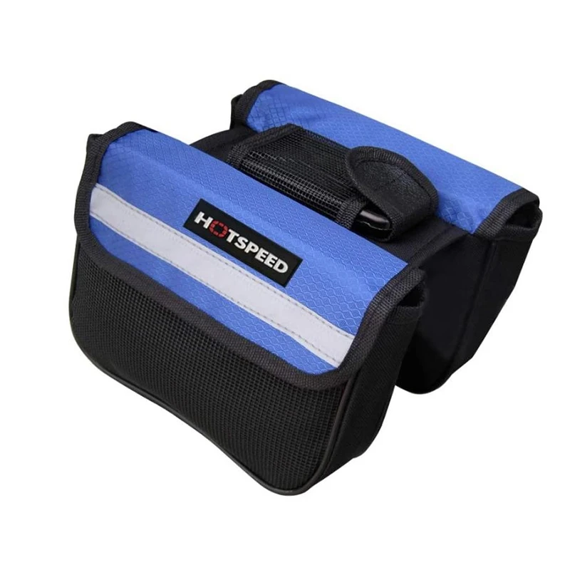 

HOTSPEED Waterproof Portable Bike Pannier Bag Bike Rear Seat Saddle Bags Bike Bag Bicycle Storage Front Tube Bag