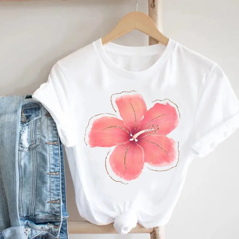 

Женская футболка с коротким рукавом и графическим принтом, в стиле 90-х