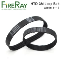 htd 3m closed loop timing belt transmission belts perimeter 225 228 255 267 300 324 330 354mm customized width 8 9 10 15 17mm