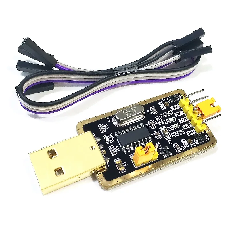 Тирантный Золотой CH340G RS232 liters от USB к TTL модулю для последовательного порта в