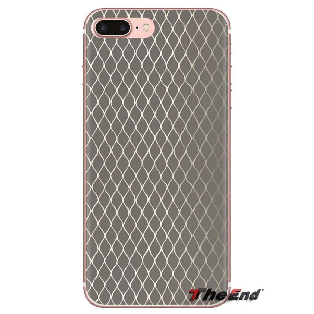 Для iPod Touch Apple iPhone 4 4s 5 5S SE 5C 6 6S 7 8 X XR XS Plus MAX Pastel Чистый плед полосы Прозрачный мягкий