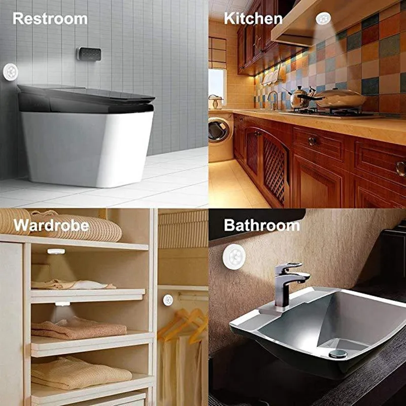 Светильник настенный с пассивным инфракрасным датчиком движения 6