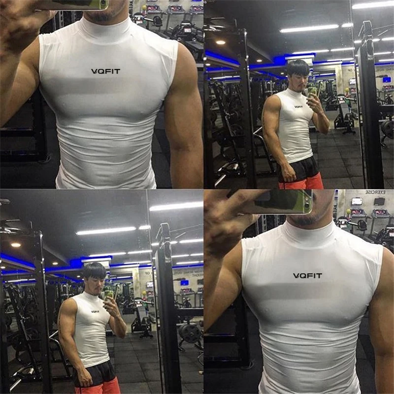 

Brand New Fitness Singlets Sleeveless Shirts Mens Tank Top Workout Gym Fashion Clothing Bodybuilding Casual Sports Slim Fit Vest