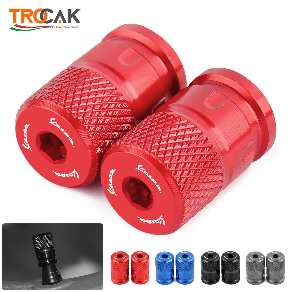 

Новое колесо для мотоцикла Sprint крышки стержня вентиля шины CNC для Piaggio Vespa GTS GTV LX 60 125 250 Primavera