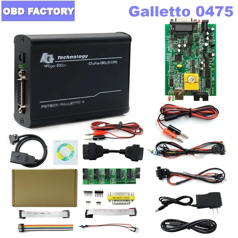 Galletto V54 Fgtech Galletto 4 V54 мастер ЭКЮ программист FGTech V54 ECU тюнинговый инструмент Поддержка BDM-Tricore-Boot-OBD Galletto 0475