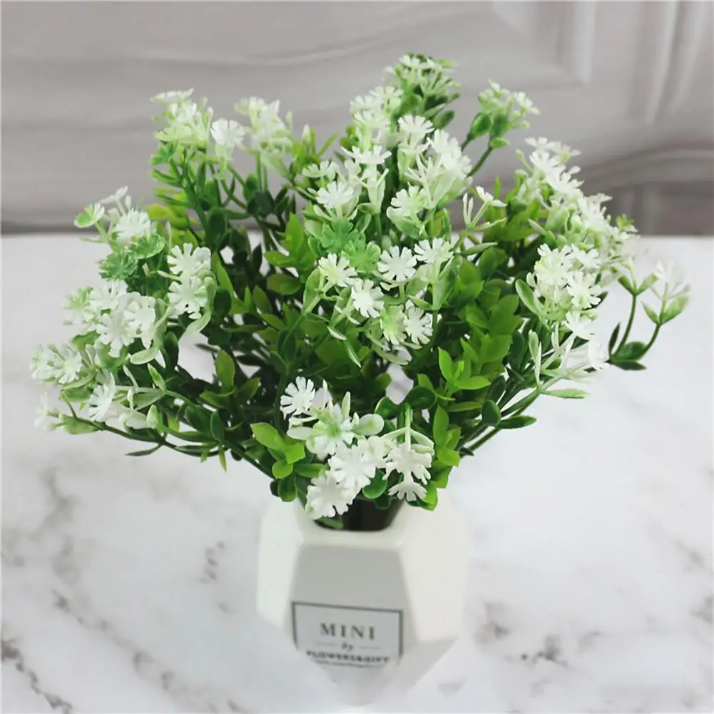 

2021 New 1Pc Plastic Fake Artificial Gypsophila Paniculata Flower Arrangment Artificial Flower Plants For Home Decor Weeding
