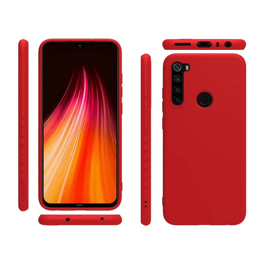 Чехол для Redmi Note 8 Pro, силиконовый Гладкий чехол NILLKIN для Xiaomi Redmi Note 8, чехол для Note8, глобальная версия 6,3/6,53