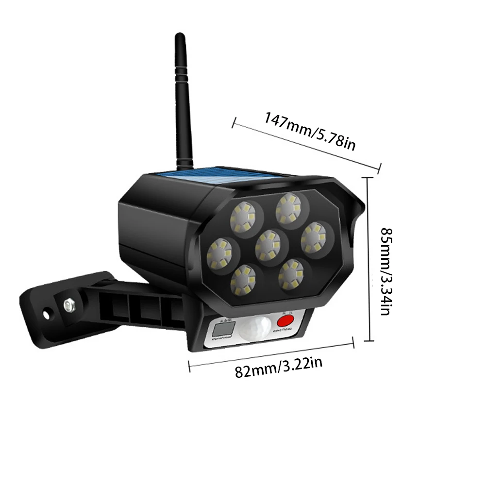 

Solar Lights Outdoor Waterproof Motion Sensor Light Garden Wall COB77 Lamp For Front Door Yard Garage Smart Remote Control Lamp