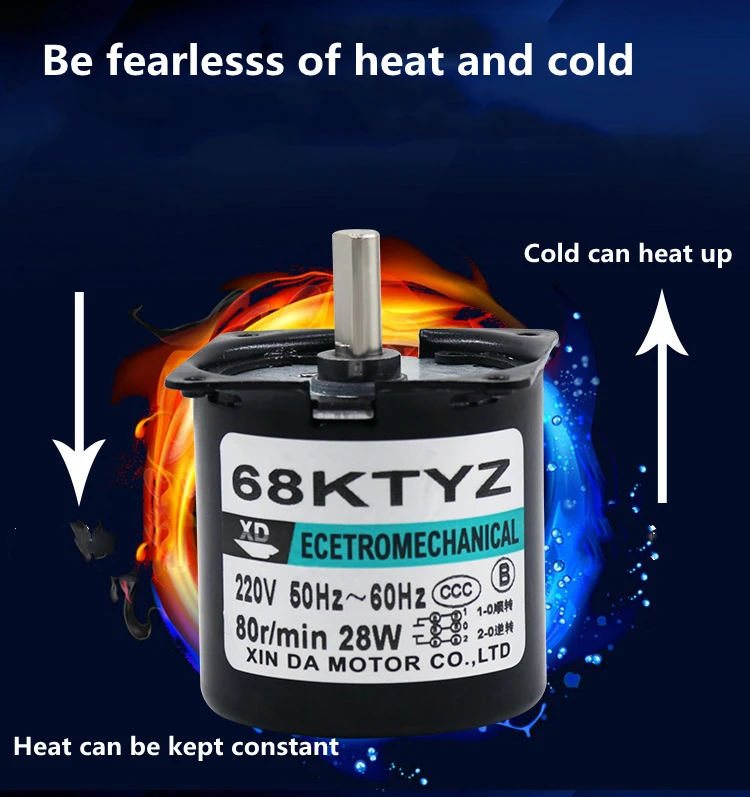 220 В эксцентриковый вал с постоянным магнитом синхронный двигатель переменного