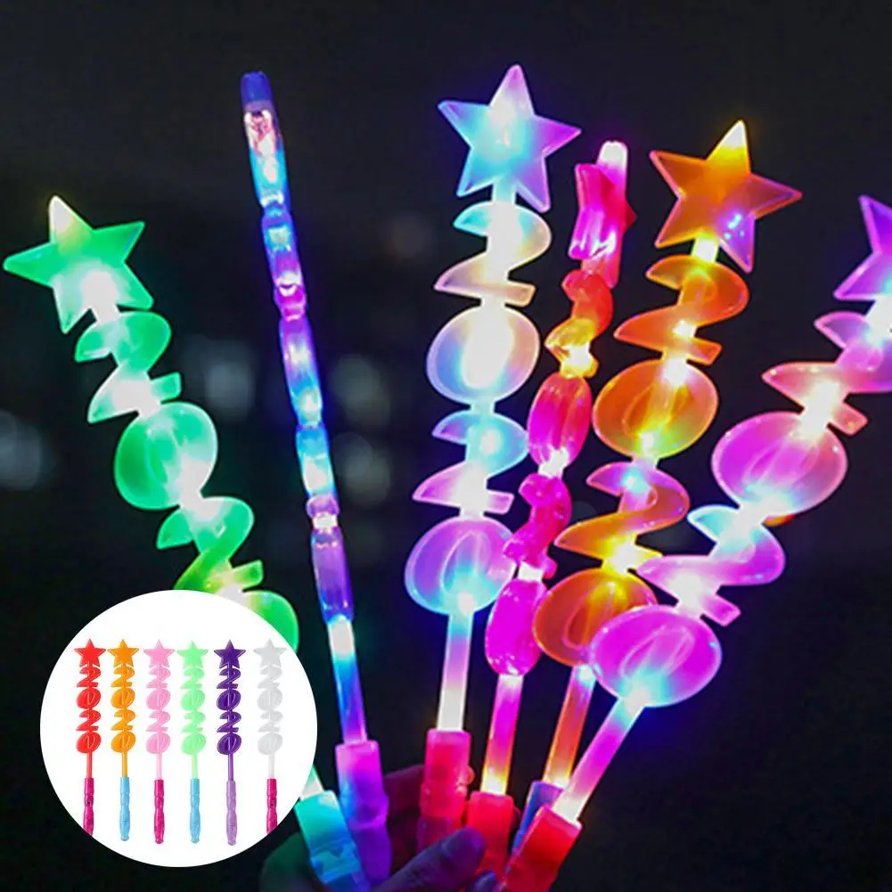 

Star 2020 LED Flashing Glow Stick Fairy Wand Kids Toy Concert Party Props