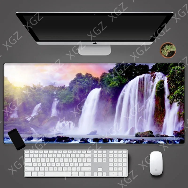 

Yuzuoan XL коврик для мыши с пейзажным рисунком, игровой Настольный коврик для компьютера, ноутбука, большой, с отделкой из натуральной резины, 3 ...