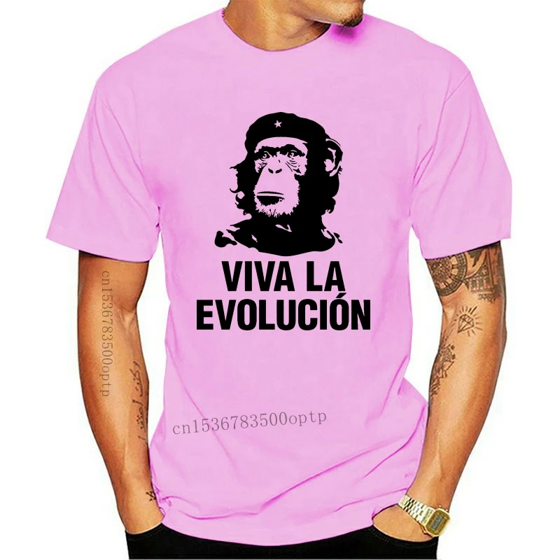 

Design 2021 2021 Short Sleeve Casual Viva La Evolution White, Custom Made T-Shirt Funny Clothing T Shirts