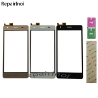 10pieceslot 5 0 touch screen for just5 freedom m303 touch screen front glass panel digitizer repair replacement part tape