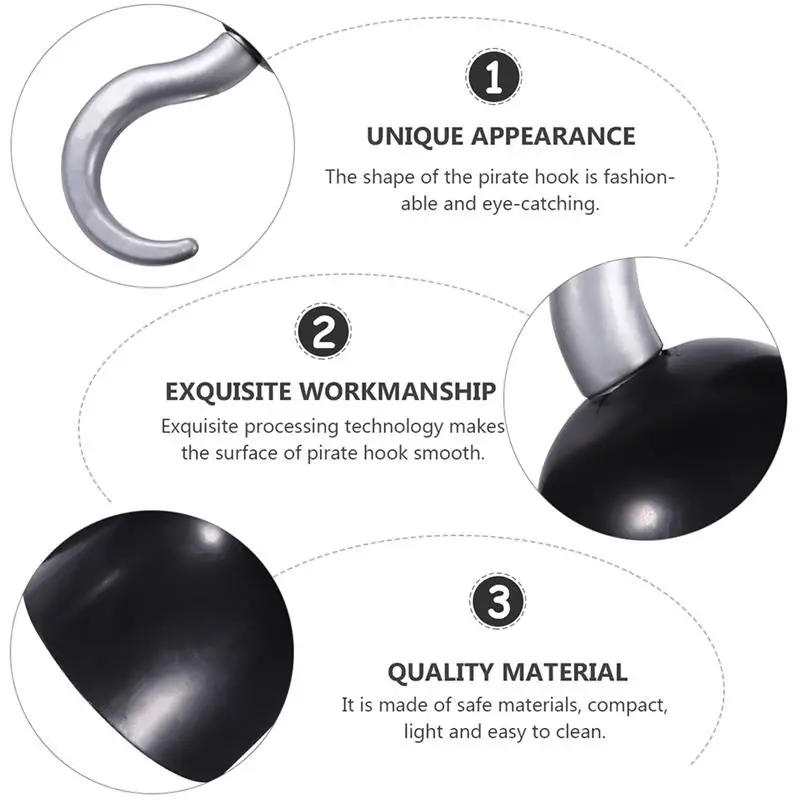 6 шт. пиратский крючок для костюма на Хэллоуин | Дом и сад