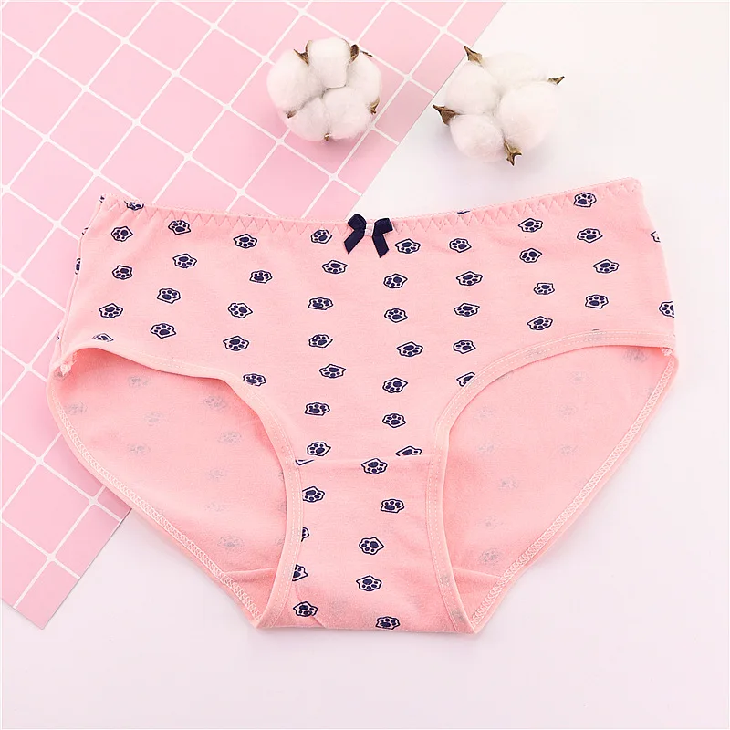 Трусики для девочек 6 шт./Лот нижнее белье с мультяшным принтом хлопковые мягкие