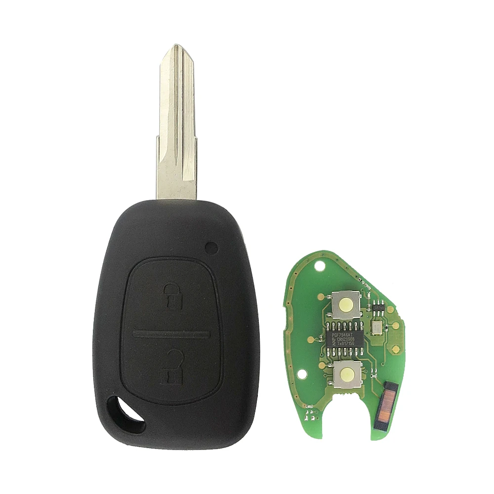 OkeyTech для Renault Duster Megane 2 Clio Captur Автомобильный Дистанционный ключ 433 МГц ID46 PCF7946 чип