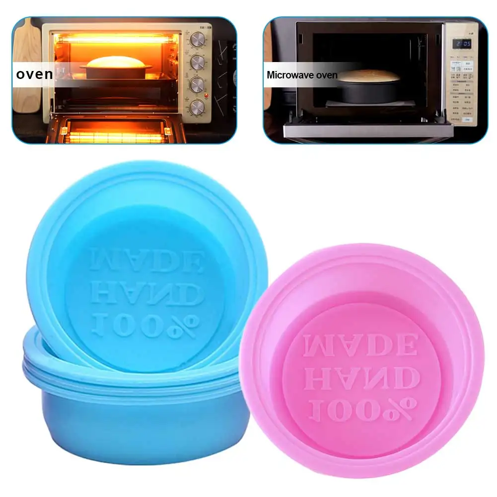 

7cm Random Color Silicone Cake Round Shape Mold Kitchen Bakeware DIY Desserts Baking Mold Mousse Cake Moulds Baking Pan Tools