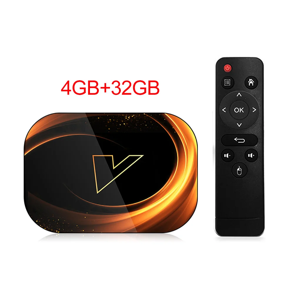Приставка Смарт ТВ Vontar X3 8K Android 9 0 Amlogic S905X3 Max 4 + 128 ГБ 1000 м Wi Fi|ТВ-приставки и