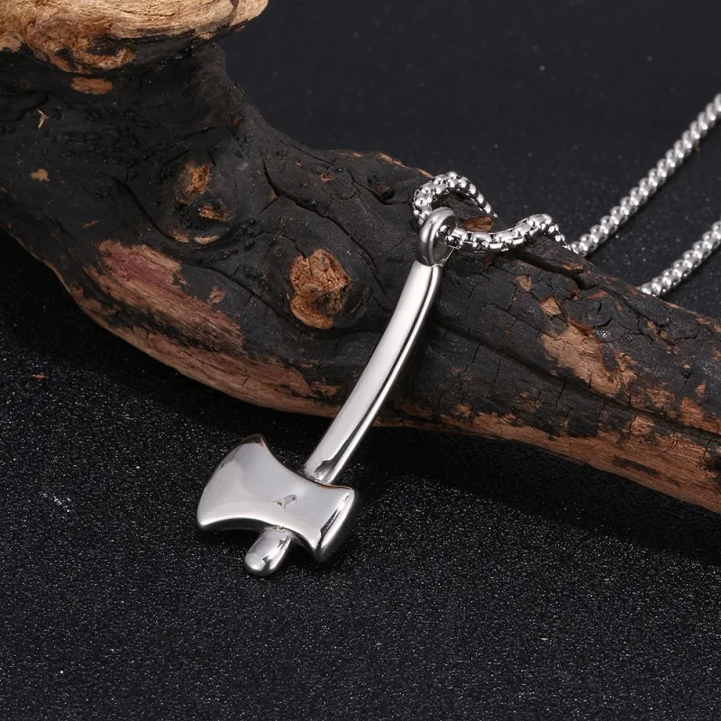 В стиле хип-хоп персонализированные серебряная подвеска в виде топорика