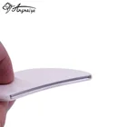 ANGNYA 3 шт.лот Профессиональный Портативный Мини пилочка для ногтей в форме полумесяца пластиковые инструменты для блоки шлифовальные маникюр с полировкой инструменты для ухода за глазами