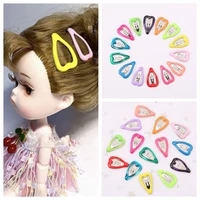 random color 10 pcs fashion candy colors heart shape mini hairpin headwear hair clip for bjd and blyth
