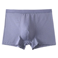 plus size men striped underpants mens panties boxer cotton male boxer shorts calzoncillos breathable soft underwear cueca homme