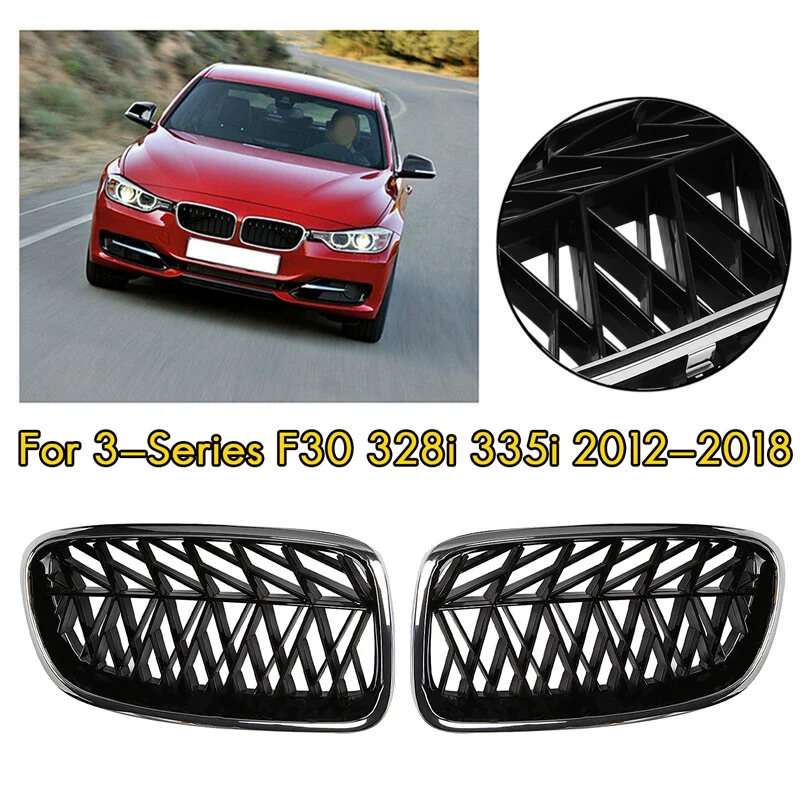

Car Front Grille Kidney Grill Slat for BMW 3 Series F30 328I 335I 2012-2018