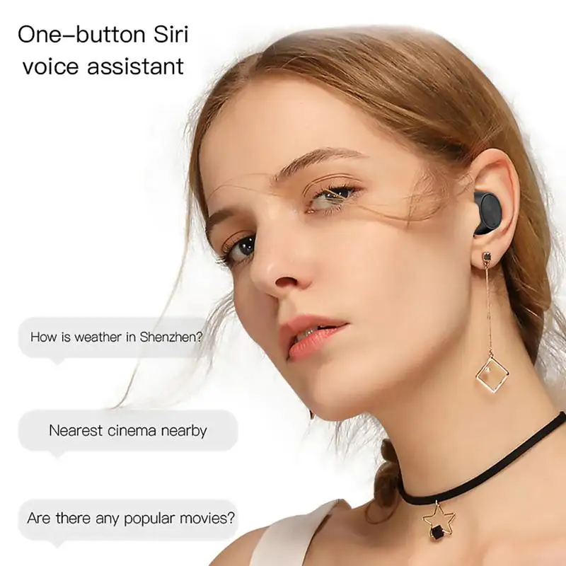 Беспроводные Bluetooth наушники 5 0 в ухо стерео высокое качество портативный удобный