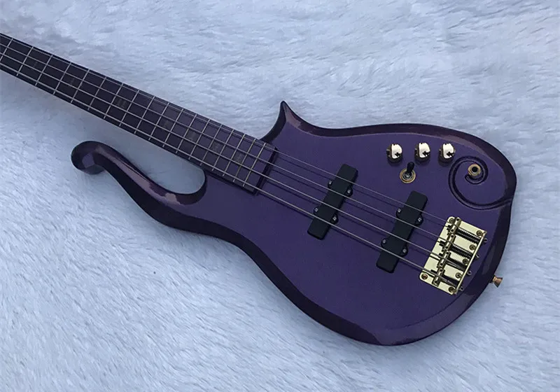 dark purple guitar Prince Cloud гитара электрогитара символ спермы вставки ручной работы гитара 10 цветов для выбора - Цвет: dark purple guitar