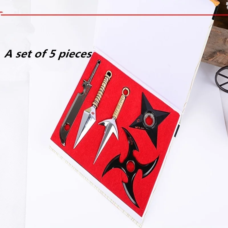 5 шт. новинка лидер продаж комикс аниме Kishimoto Masashi Naruto Ninja скрытый Kunai Shuriken Darts